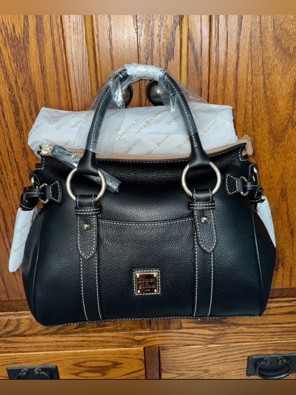 NWT Dooney & Bourke Sorrento Satchel 30 LIMITED EDITION in BLACK